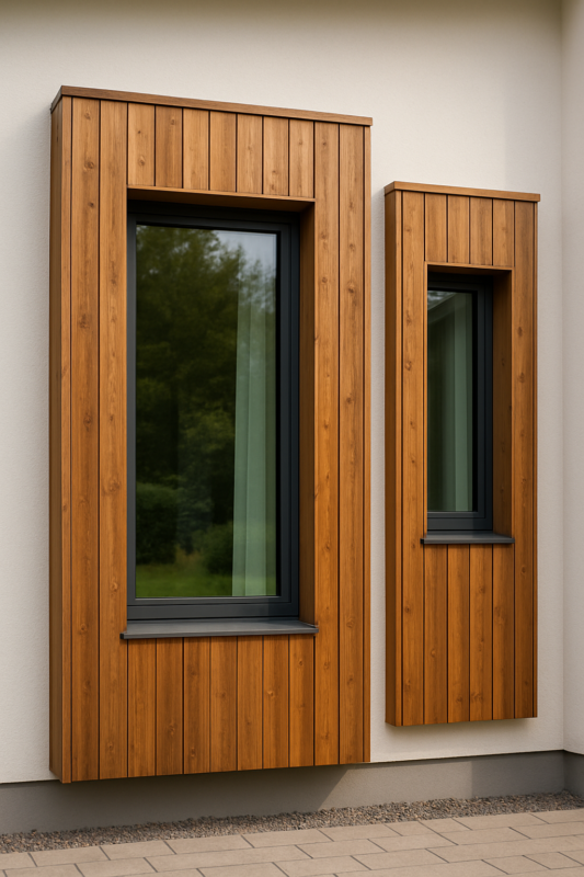 revestimiento exterior de ventanas