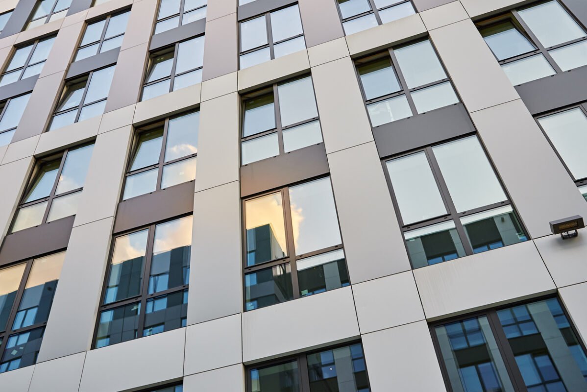 ventanas de aluminio edificio